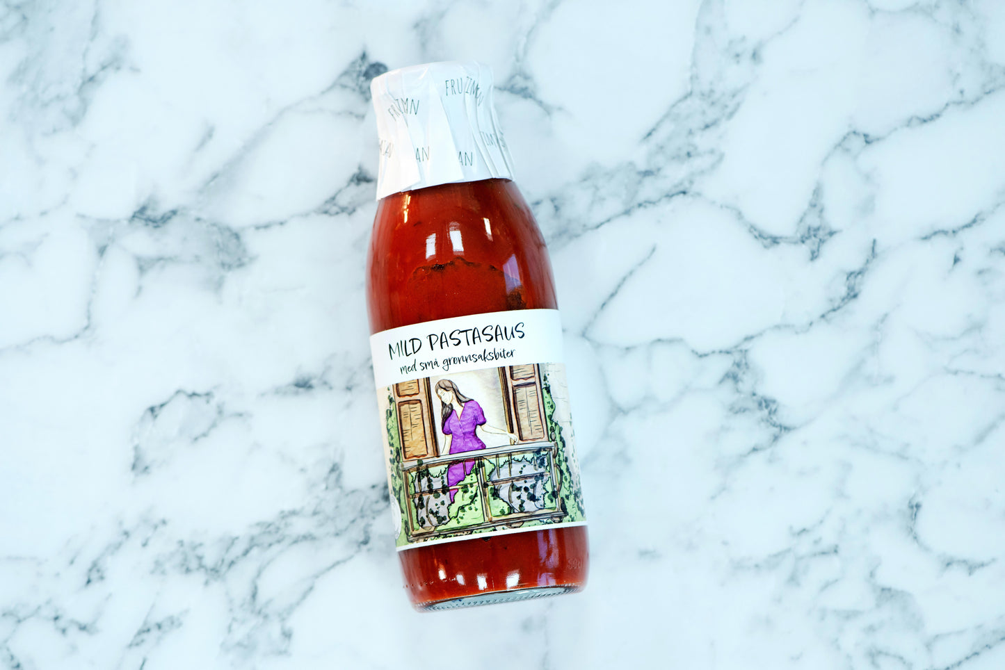 Mild pastasaus 500 ml - Fru Timian Nettbutikk