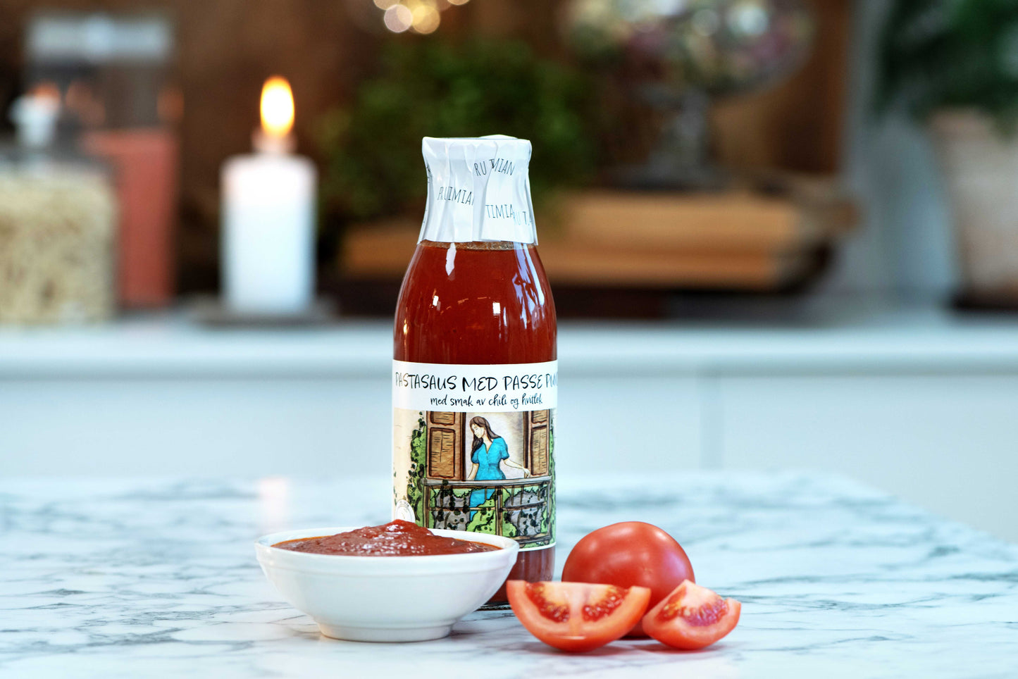 Pastasaus med passe punch 500 ml