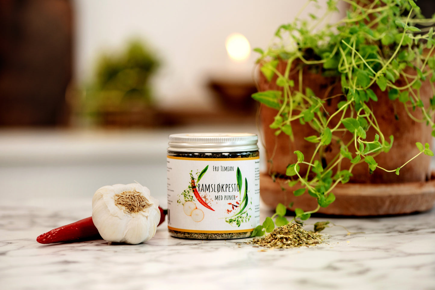 Ramsløkpesto med punch
