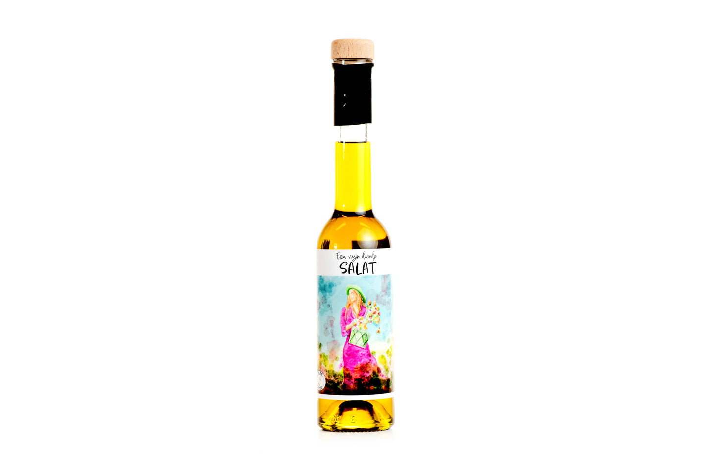 SALATOLJE av extra virgin olivenolje og basilikum 250 ml
