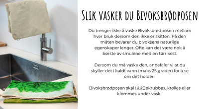 Bivoksbrødpose 30,5 x 43 cm