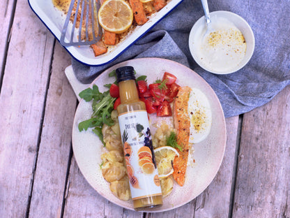 Dressing med sitron og sennep 250 ml