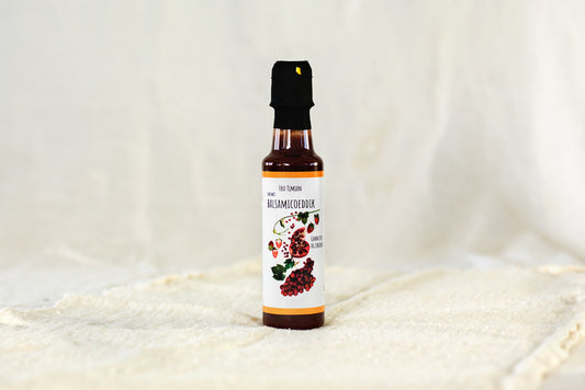 Kremet balsamicoeddik med granateple og jordbær 200 ml