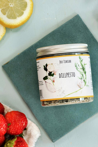 Dillpesto - Fru Timian Nettbutikk