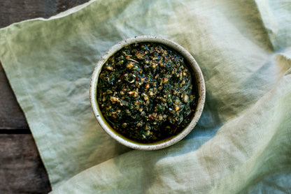 Ramsløkpesto med punch - Fru Timian Nettbutikk