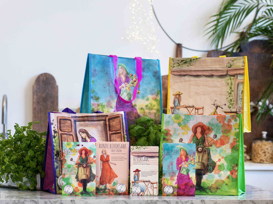 Handlenett og bivoksark