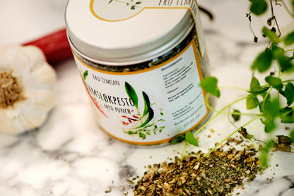 Ramsløkpesto med punch - Fru Timian Nettbutikk